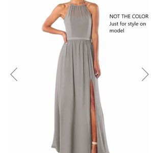 Brideside Samantha Dress (Charcoal - Size 8L)
